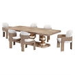 West Kensington Rectangular Dining Table - Sea Salt Caramel