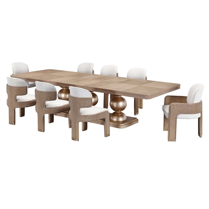 West Kensington Rectangular Dining Table - Sea Salt Caramel