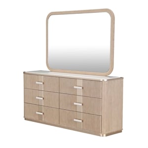 West Kensington Dresser & Wall Mirror - Sea Salt Caramel