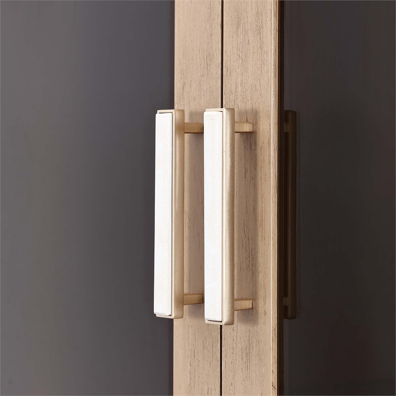 West Kensington Display Cabinet - Sea Salt Caramel
