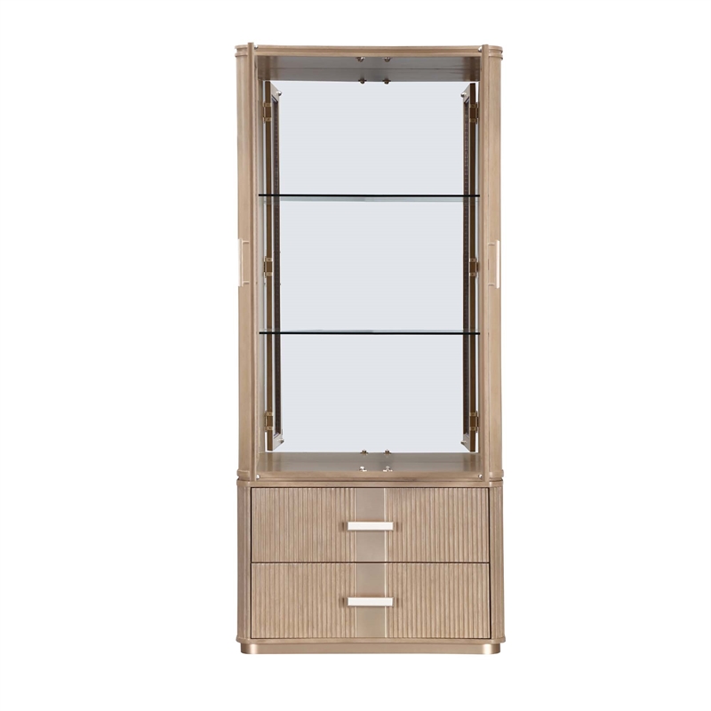 West Kensington Display Cabinet - Sea Salt Caramel