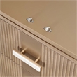 West Kensington Display Cabinet - Sea Salt Caramel