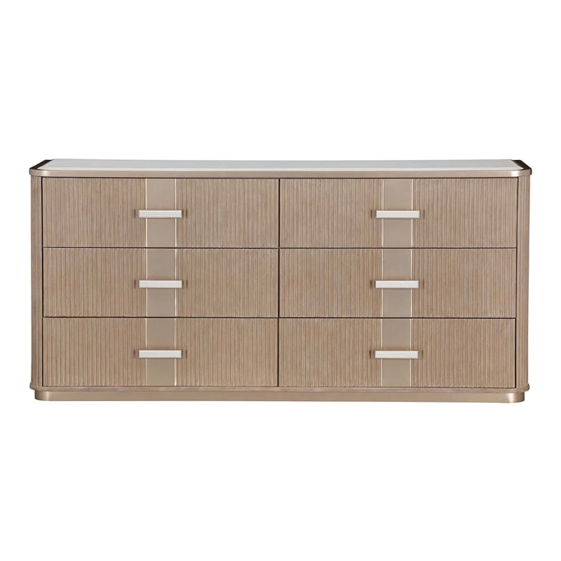 West Kensington 6-Drawer Dresser - Sea Salt Caramel