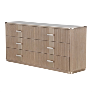 West Kensington 6-Drawer Dresser - Sea Salt Caramel
