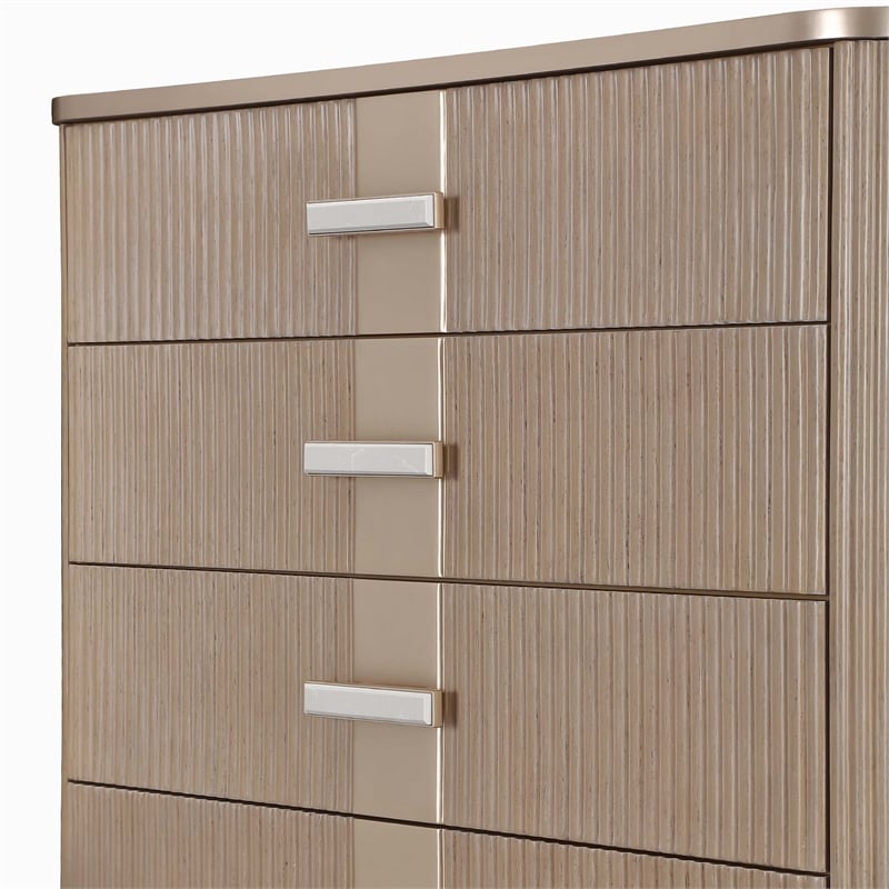 West Kensington 6-Drawer Highboy Chest - Sea Salt Caramel
