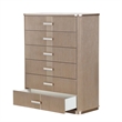 West Kensington 6-Drawer Highboy Chest - Sea Salt Caramel