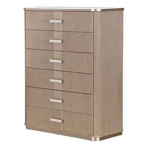 West Kensington 6-Drawer Highboy Chest - Sea Salt Caramel