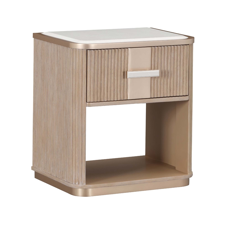West Kensington 1-Drawer Nightstand - Sea Salt Caramel