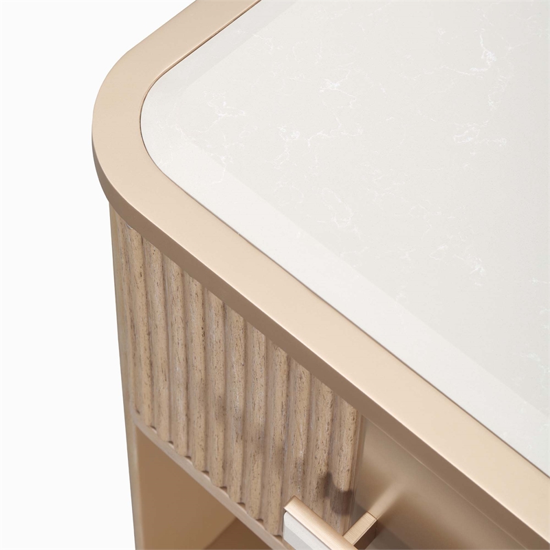 West Kensington 1-Drawer Nightstand - Sea Salt Caramel