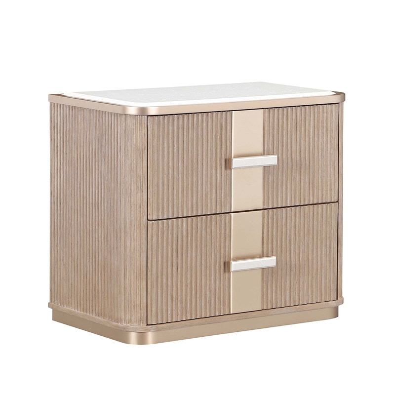 West Kensington 2-Drawer Nightstand - Sea Salt Caramel