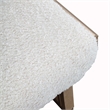 West Kensington Sherpa Accent Bench - Cream Puff/Sea Salt Caramel
