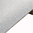 West Kensington Sherpa Accent Bench - Cream Puff/Sea Salt Caramel