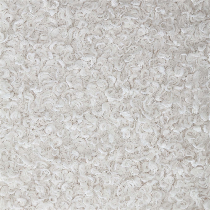 West Kensington Sherpa Accent Bench - Cream Puff/Sea Salt Caramel