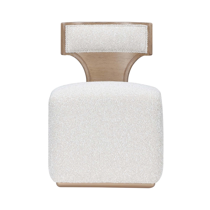 West Kensington Boucle Vanity Chair - Sea Salt Caramel