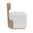 West Kensington Boucle Vanity Chair - Sea Salt Caramel