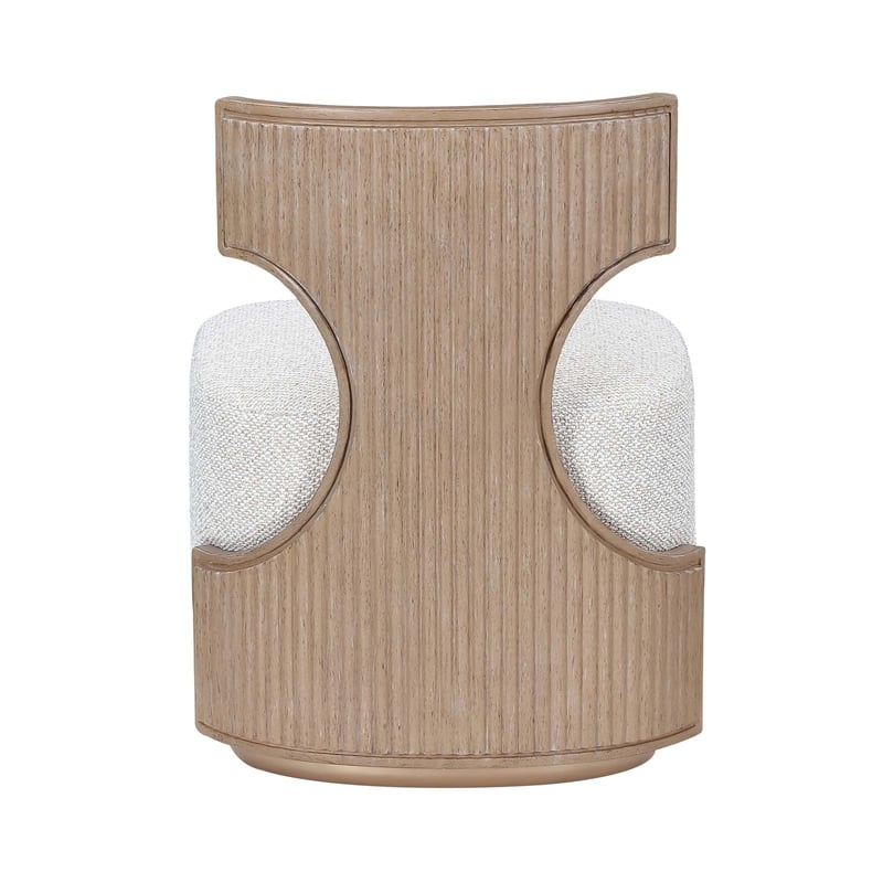 West Kensington Boucle Vanity Chair - Sea Salt Caramel