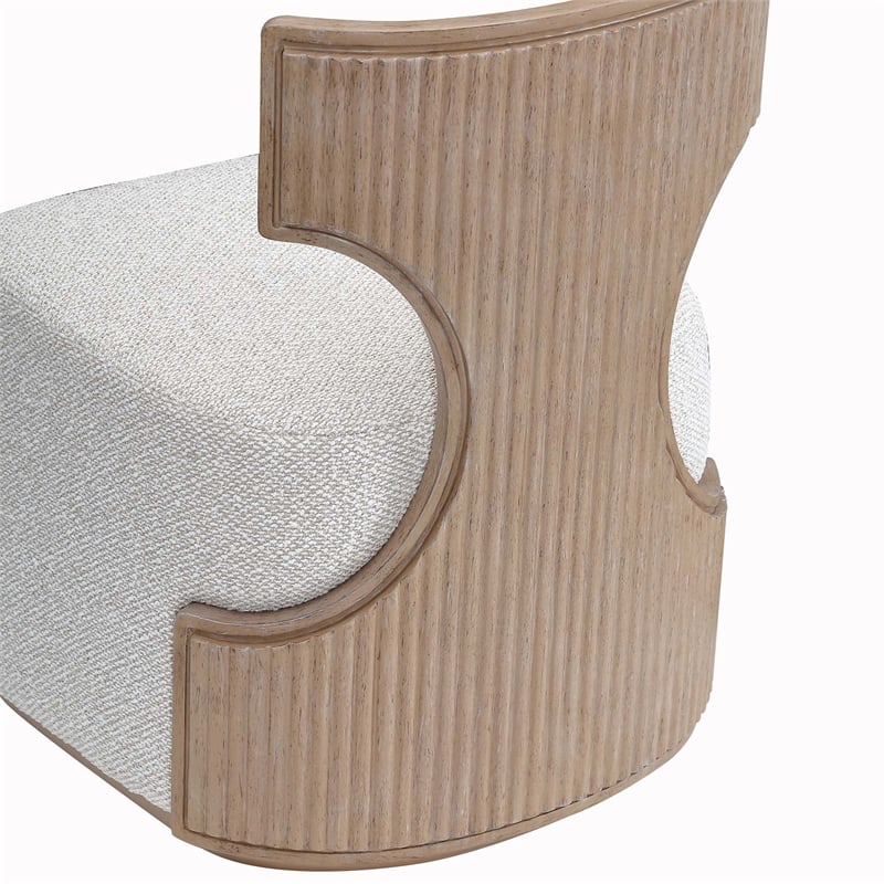 West Kensington Boucle Vanity Chair - Sea Salt Caramel