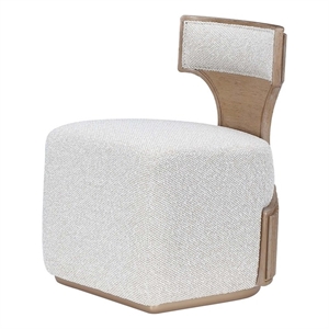 West Kensington Boucle Vanity Chair - Sea Salt Caramel