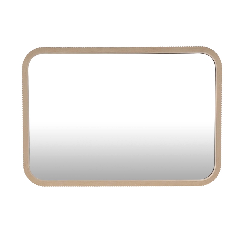West Kensington Reeded Wall Mirror - Sea Salt Caramel