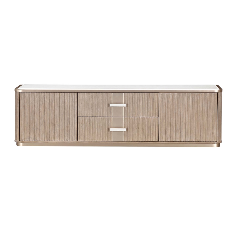 West Kensington Media Cabinet - Sea Salt Caramel
