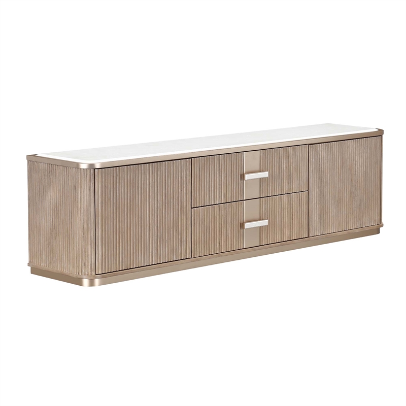 West Kensington Media Cabinet - Sea Salt Caramel