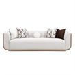 West Kensington Boucle Sofa - Buff/Seal Salt Caramel