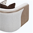 West Kensington Boucle Sofa - Buff/Seal Salt Caramel