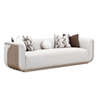 West Kensington Boucle Sofa - Buff/Seal Salt Caramel