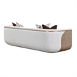 West Kensington Boucle Sofa - Buff/Seal Salt Caramel