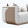 West Kensington Boucle Sofa - Buff/Seal Salt Caramel
