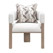 West Kensington Boucle Accent Chair - Buff/Seal Salt Caramel