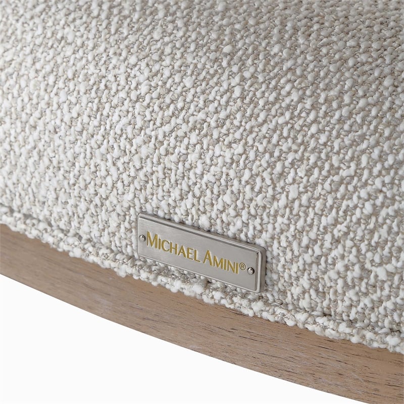 West Kensington Boucle Accent Chair - Buff/Seal Salt Caramel