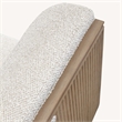 West Kensington Boucle Matching Accent Chair - Buff/Seal Salt Caramel