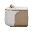 West Kensington Boucle Matching Accent Chair - Buff/Seal Salt Caramel