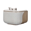 West Kensington Boucle Matching Accent Chair - Buff/Seal Salt Caramel
