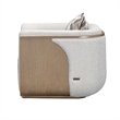 West Kensington Boucle Matching Accent Chair - Buff/Seal Salt Caramel