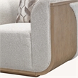 West Kensington Boucle Matching Accent Chair - Buff/Seal Salt Caramel