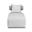 West Kensington Boucle Chaise - Buff/Seal Salt Caramel
