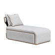 West Kensington Boucle Chaise - Buff/Seal Salt Caramel