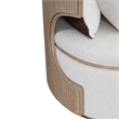 West Kensington Boucle Chaise - Buff/Seal Salt Caramel