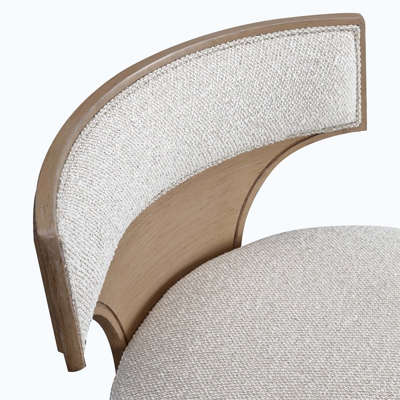 West Kensington Boucle Chaise - Buff/Seal Salt Caramel