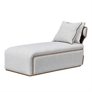 West Kensington Boucle Chaise - Buff/Seal Salt Caramel