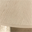 Lotus Bay 60-Inch Round Dining Table - Sand
