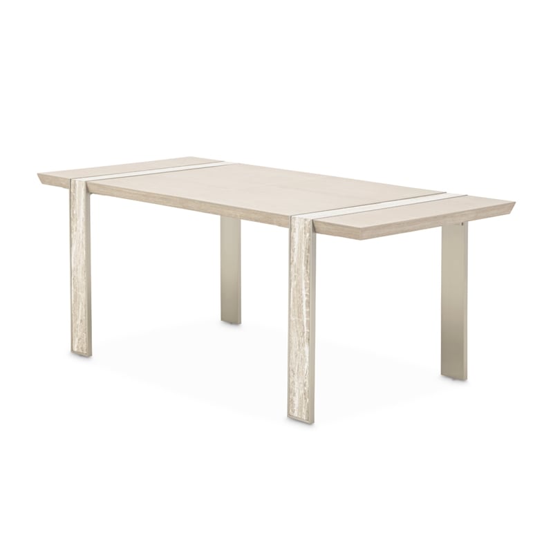 Lotus Bay Narrow Rectangular Dining Table - Sand