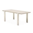 Lotus Bay Narrow Rectangular Dining Table - Sand