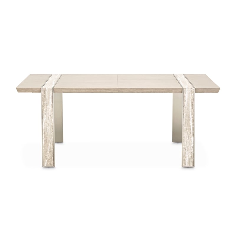 Lotus Bay Narrow Rectangular Dining Table - Sand