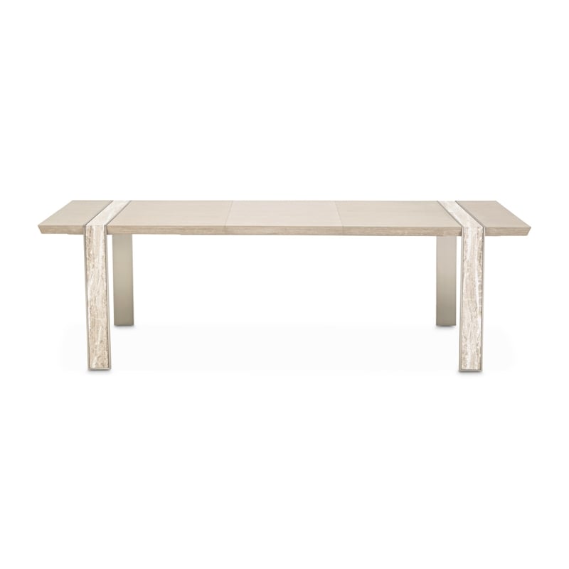 Lotus Bay Narrow Rectangular Dining Table - Sand