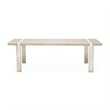 Lotus Bay Narrow Rectangular Dining Table - Sand