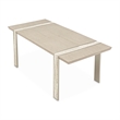 Lotus Bay Narrow Rectangular Dining Table - Sand
