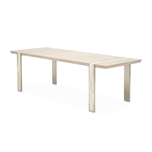 Lotus Bay Narrow Rectangular Dining Table - Sand